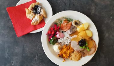 Jouluinen ruokalautanen